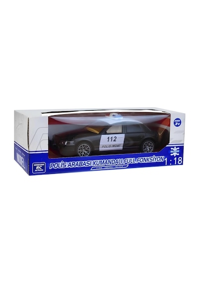 Uzaktan Kumandalı Pilli Polis Aracı - Tc-125p Siyah