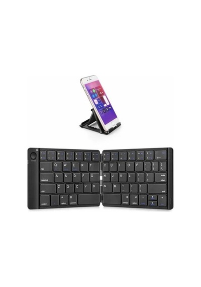 Samsers Katlanabilir Bluetooth Klavye Stand Tutuculu Siyah Bt X 1