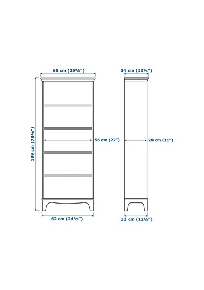 Lommarp Açık Kitaplık Meridyendukkan Koyu Mavi-yeşil Renk 65x199 Cm Ev-ofis Düzenleyici Raf Lommarp Açık Kitaplık Meridyendukkan Koyu Mavi-yeşil Renk 65x199 Cm Ev-ofis Düzenleyici Raf