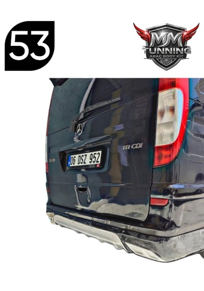 Mmtunning Mercedes Vito W639 Uyumlu Arka Tampon Eki Yeni Nesil