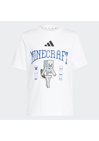 Adidas Minecraft Çocuk Beyaz Tişört Kh3196