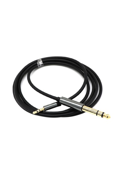 6.35mm Erkek - 3,5mm Erkek Stereo Ses Kablosu, Profesyonel Ses Ekipmanı İçin 1.5m Trs Adaptör Kablosu