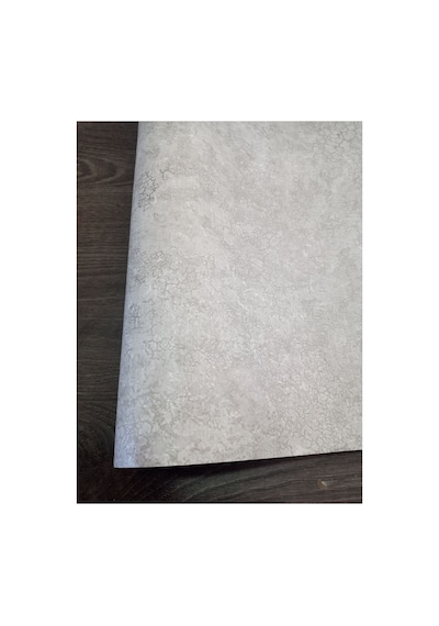 Kendinden Desenli Gümüş Detaylı Silinebilir Duvar Kağıdı 53 Cm Genişliğinde 10 Metre Uzunluğunda Gri Gümüş