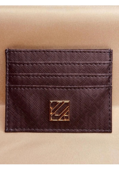 Elora Atelier Şerit Desenli Kartlık Kahverengi