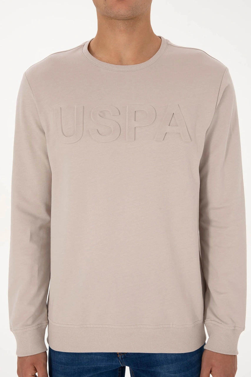 U.s. Polo Assn. Jellysk025 Taş Erkek Sweatshirt 2226878 Taş