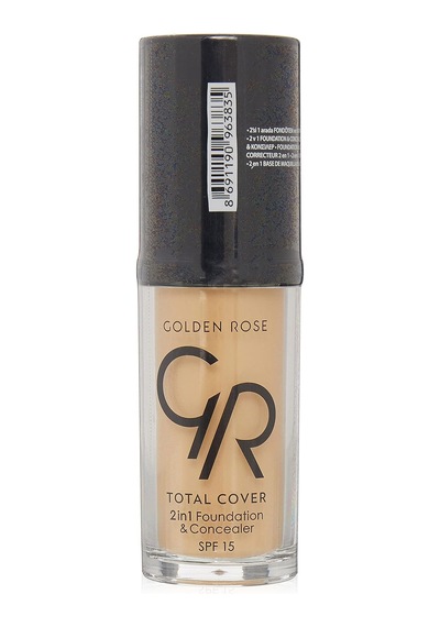 Golden Rose Total Cover 2 İn 1 Foundation &amp Concealer Fondöten Ve Kapatıcı No: 023 Genel
