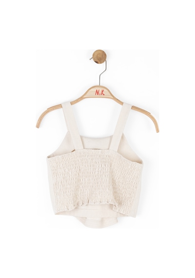 Nk Kids Sandshell Kız Çocuk Crop T-shirt 38319 Krem