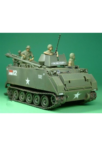 Academy 13266 1/35 Ölçek, M-113a1 Apc Vietnam Zırhlı Personel Taşıyıcı, Plastik Model Kiti-48946