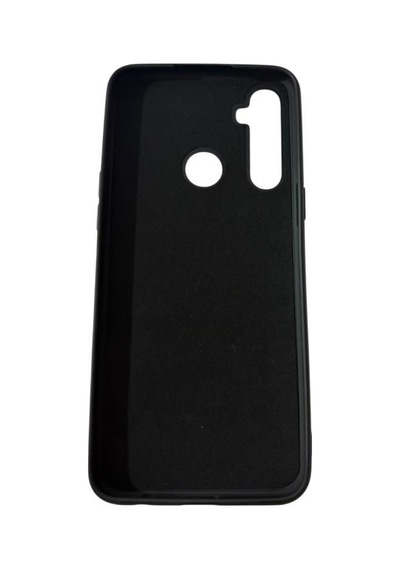 Realme C3 İle Uyumlu Cappy Silikon Kılıf Siyah Siyah