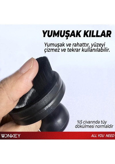 Wonkey Oto Lastik Parlatma Aplikatörü ,Ergonomik Araba Lastik Parlatıcı Süngeri Ve Uygulama Pedi, Araç Lastik Bakım Ve Parlatma Aksesuarı ,Lastik Parlatıcı Aparat