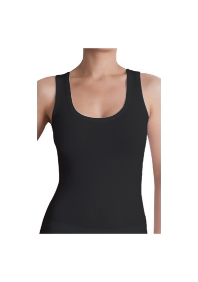The Don Organic Blended Bayan Singlet W - Kalın Kenarlı Atlet Siy