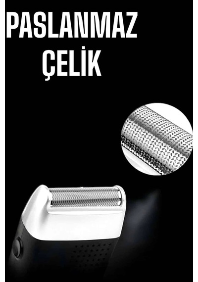 Ceylan Adam Tıraş Makinesi Islak Ve Kuru Kullanıma Uygun Kablosuz Taşınabilir