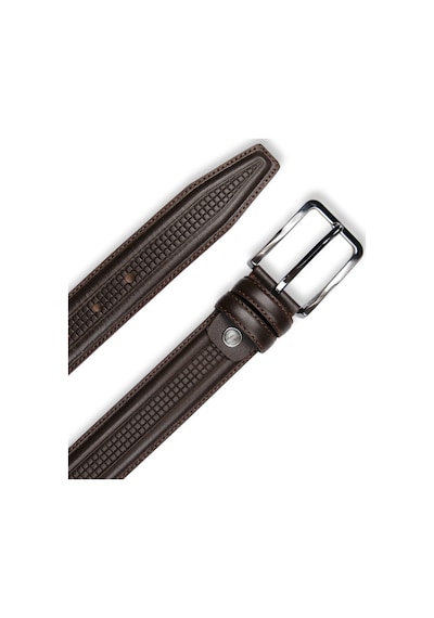 Mft Leather Hakiki Deri Kare Desen İşlemeli Klasik Tokalı Erkek Kemer , 3,5 Cm, Kahve 9050 Kahve Mft Leather Hakiki Deri Kare Desen İşlemeli Klasik Tokalı Erkek Kemer , 3,5 Cm, Kahve 9050 Kahve