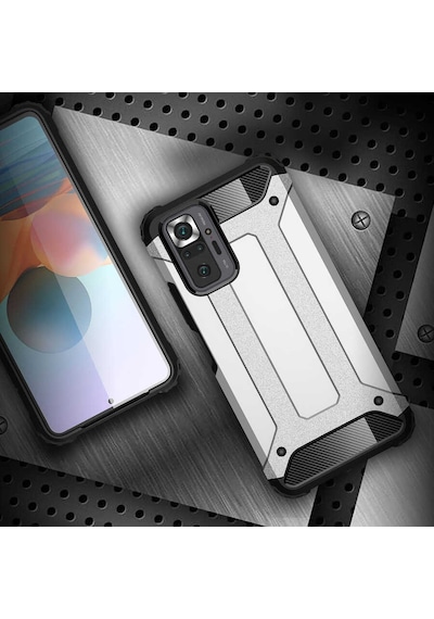 Xiaomi Redmi Note 10 Pro - Kilif Darbe Önleyici Zirh Tank Kapak