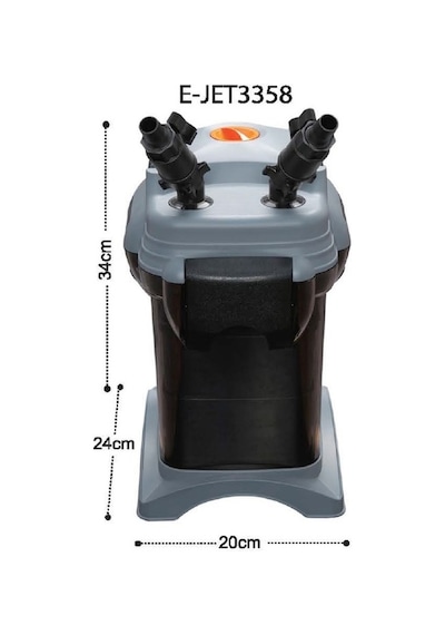 E-Jet 3358 Akvaryum Dış Filtre 750 L/H