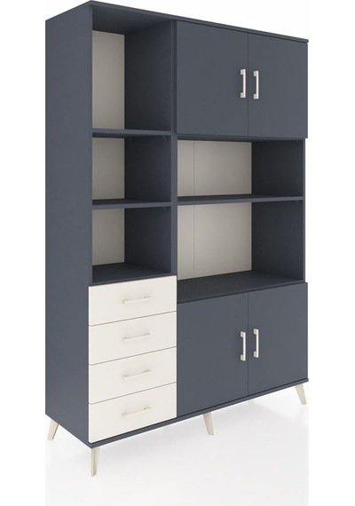 Hyperion Dolap 8 Raflı 4 Çekmeceli 4 Kapaklı 132x44x195 Antrasit-antrasit/aytaşı Antrasıt/aytası Hyperion Dolap 8 Raflı 4 Çekmeceli 4 Kapaklı 132x44x195 Antrasit-antrasit/aytaşı Antrasıt/aytası