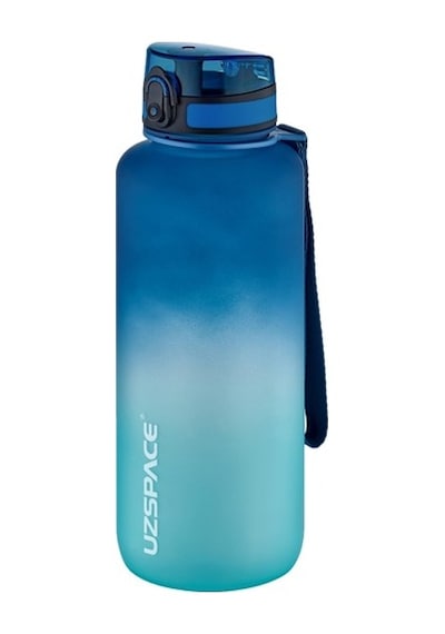 Uzspace Motivasyon Matarası 1500 Ml Mega Büyük Boy Çift Renk 8 Fa