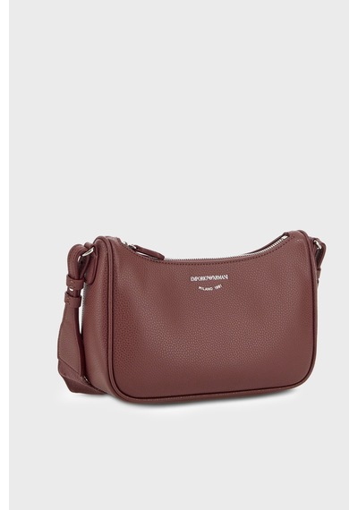Emporio Armani Logolu Çıkarılabilir Askılı Çanta Kadın Çanta Ew000539 Af12036 M6453 Bordo