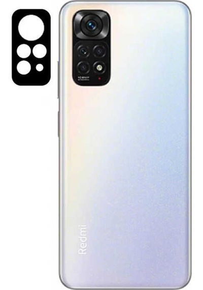 Xiaomi Redmi Note 11S Global 3D Kamera Lens Koruma Camı Siyah