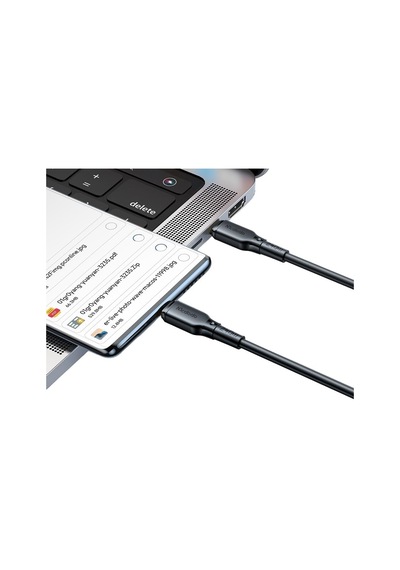 Ca-3311 Typec Typec 240w Hızlı Data Şarj Kablo 2mt, Siyah