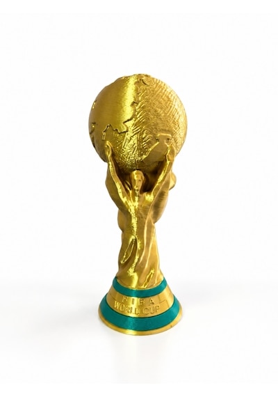 Dünya Kupası Futbol Kupası Maketi Dekoratif Şampiyonluk Kupası 20cm