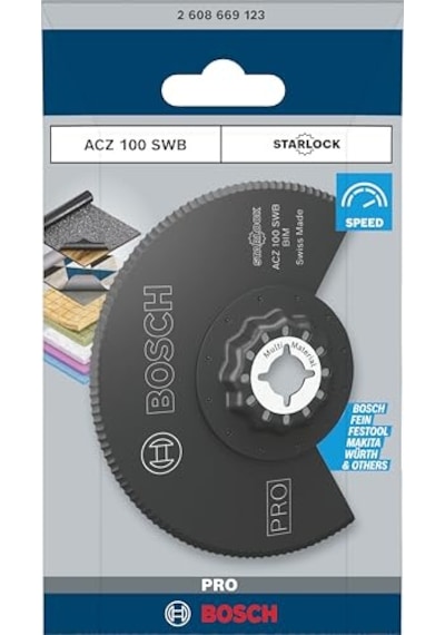 Pro Acz 100 Swb Starlock Testere Ucu Çatı Keçesi Polistiren Ps Ø 100 Mm Professional Aksesuar Çok Fonksiyonlu Makin
