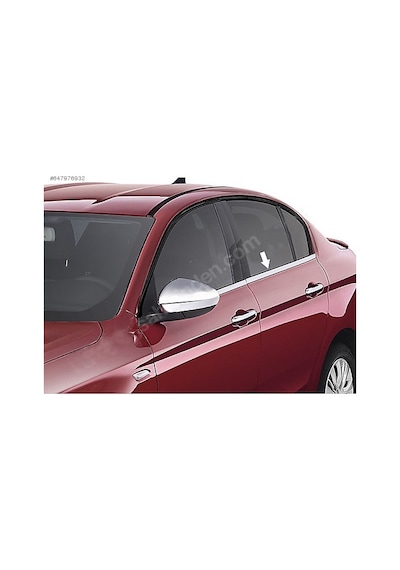 Fiat Egea Sedan Krom Cam Çıtası 4 Parça 2015-2021 Paslanmaz Çelik