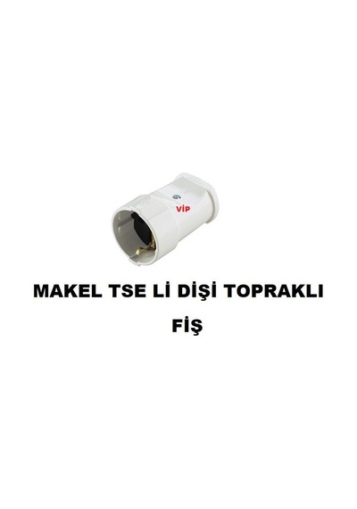 Makel Dişi Topraklı Fiş Tse Belgeli Topraklı Dişi Fiş
