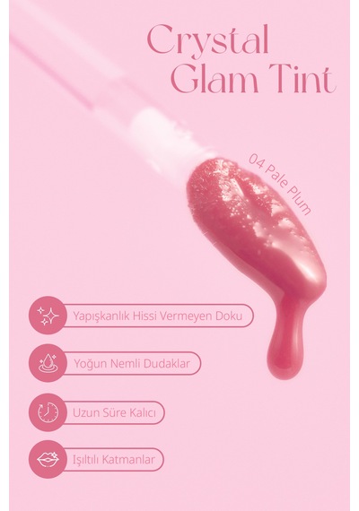 Clio Crystal Glam Tint 04 Pale Plum