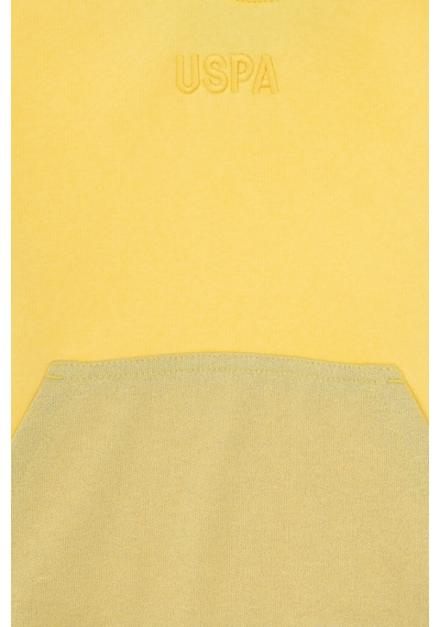 U.S. Polo Assn. Kız Çocuk Sarı Kapüşonlu Sweatshirt 50290706-VR044