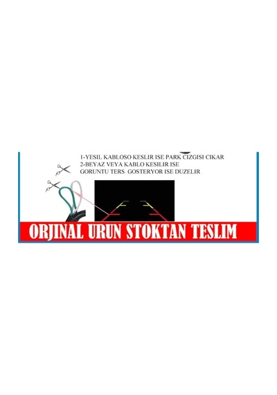 Çift Aparatlı Geri Görüş Kamerası + Mükemmel Görüntü Kalitesi 295435843
