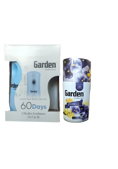 Garden Oda Kokusu Otomatik Makine + Oda Sprey Menekşe Tropik Çiçek Bahar Esintisi 260 Ml X 3 Adet Menekşe