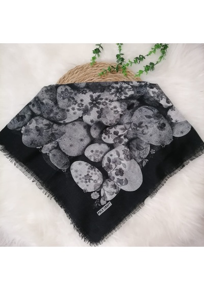 Polocraft - Pamuklu Flamlı Eşarp Ms393 Çok Renkli