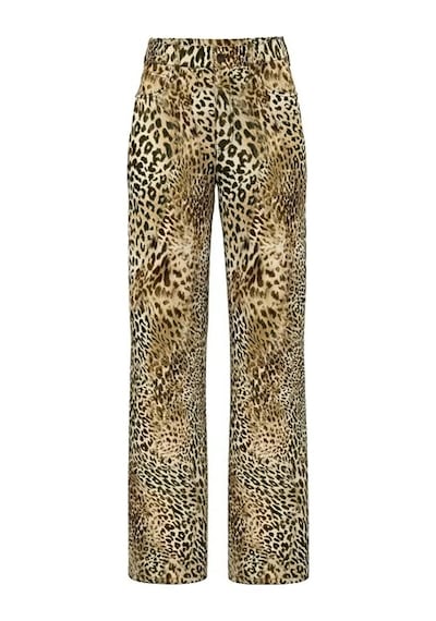 Guess Widy Palazzo Fit Kadın Pantolon W6ba1aw4343 Leopar