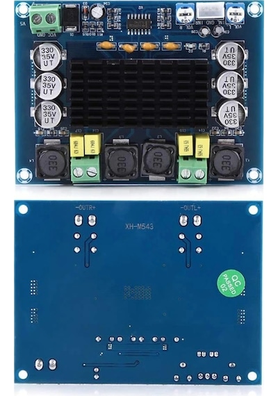 Xh-m543 Tpa3116d2 Stereo 2x120w Ses Amfi Modülü Class D Çift Kanallı