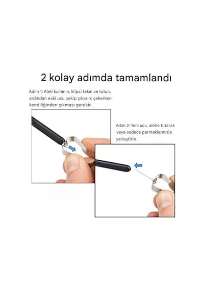 Galaxy Tab S Pen Uyumlu Dokunmatik Stylus Tablet Kalemi S11/s10/s9/s8/s7/s6 Lite/fe/plus Bluetooth'suz Siyah