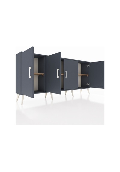 Arges Konsol 3 Raflı 4 Kapaklı 176x30x83 Antrasit-antrasit/çam Antrasit/çam Arges Konsol 3 Raflı 4 Kapaklı 176x30x83 Antrasit-antrasit/çam Antrasit/çam