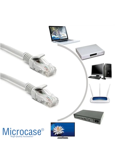 Microcase 5 Metre Cat6 Internet Kablosu Ethernet Rj45 - Al5218