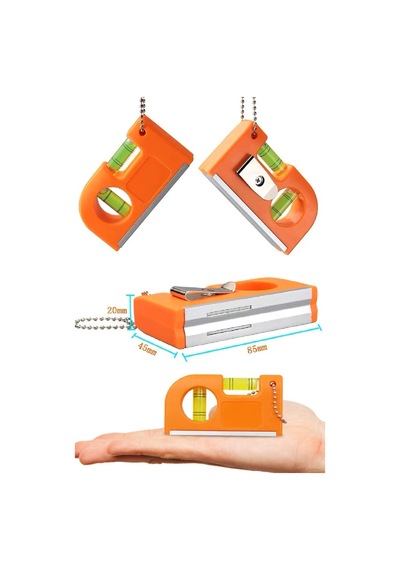 Su Terazisi Mini Eğim Ölçen Terazi Mıknatıslı Çok Amaçlı Ölçüm 22cm Yüzey Ölçümü