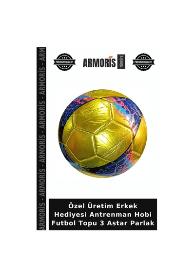 Özel Üretim Erkek Hediyesi Antrenman Hobi Futbol Topu 3 Astar Parlak Çok Renkli
