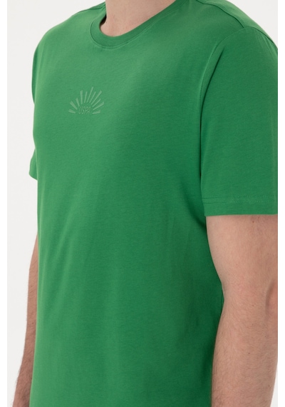 U.S. Polo Assn. Erkek Regular Fit Bisiklet Yaka Yeşil Tişört 50300268-VR054