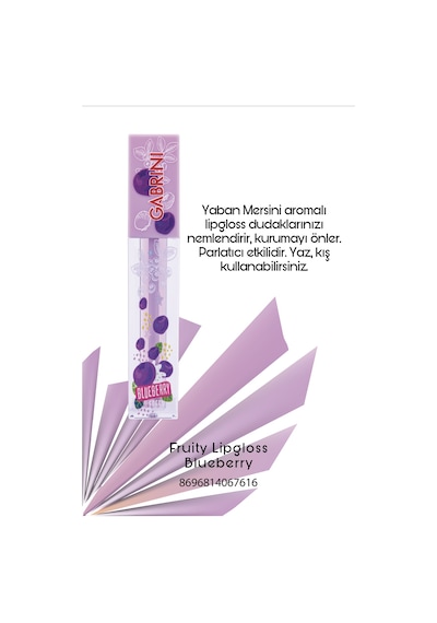 Gabrini Blueberry Fruity Lipgloss