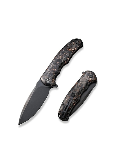 Civivi Praxis Flipper Knife Carbon Fiber & Resin Handle Kamp Çakı Çok Renkli