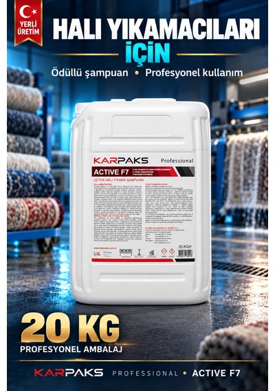 Active F7 Ultra Halı Yıkama Şampuanı 20kg Tekli