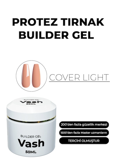 Vash Protez Tırnak Jeli Coverlight 50 ML