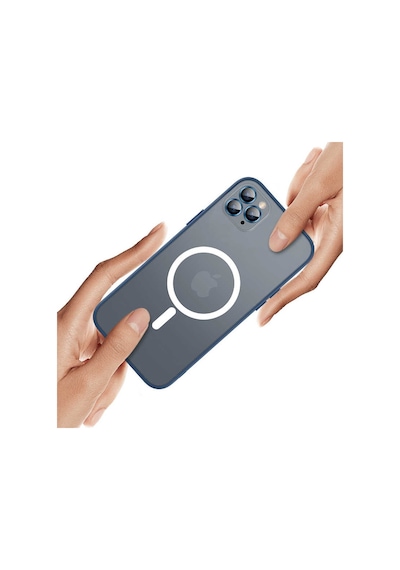 Apple Uyumlu iPhone 12 Kılıf Zore Mokka Lens Koruyuculu Wireless Kılıf