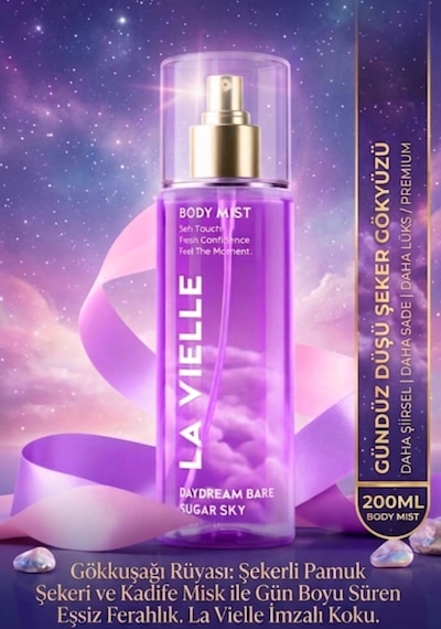 La Viele Daydrem Bare Sugar Premium Body Mıst