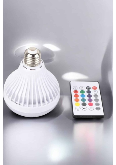 Kablosuz Bluetooth Hoparlör Led Lamba Diğer