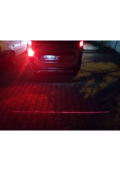 12v Lazer Laser Sis Led Standart Tek Çizgili  Kırmızı