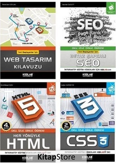 Hızlı ve Kolay Web Tasarım Seti 2 4 Kitap Takım Kolektif